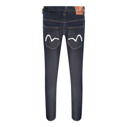 Evisu 2018 Yamato Military Drop Crotch Blue Jeans